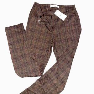 NWT- MANGO Skinny Fit Regular Waist Brown Pant